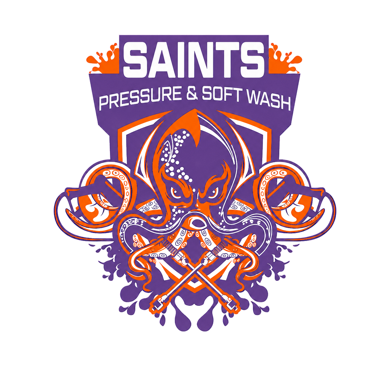 Saint’s Pressure and Soft Wash logo